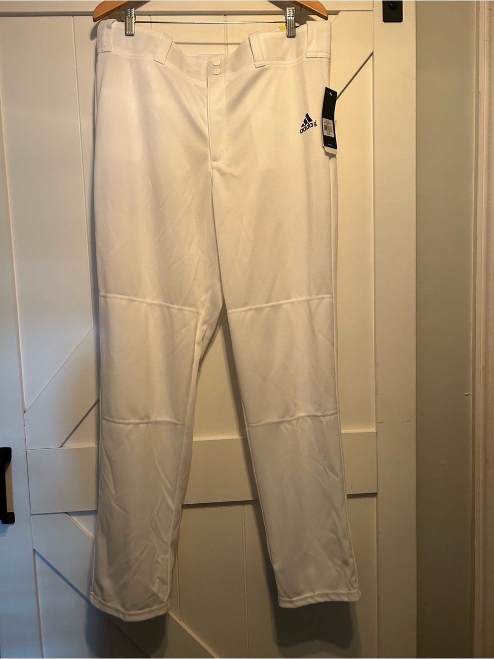 Adidas White Baseball Pants Men’s Size XL Brand New With Tags